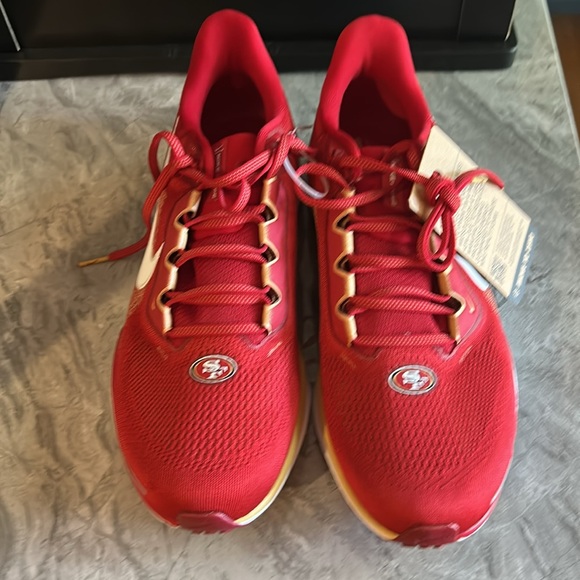 Nike San Francisco 49ers Pegasus 41 Shoes Red White FZ5070-600 Men Sz 10.5 - Picture 3 of 7